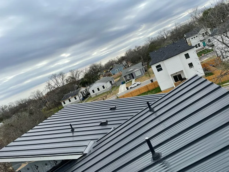 Standing seam metal roof panels with vents for Skylight Repair in Fort Hunt